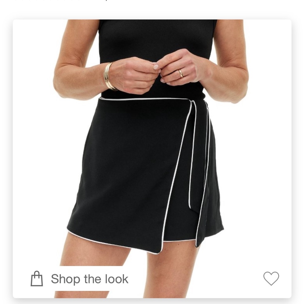 Side Wrap Mini Skort